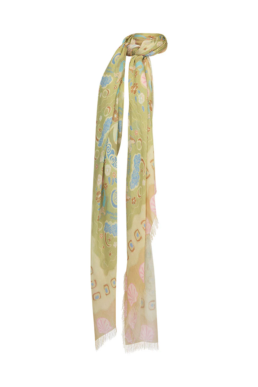 Aquarius Travel Scarf - Image 5