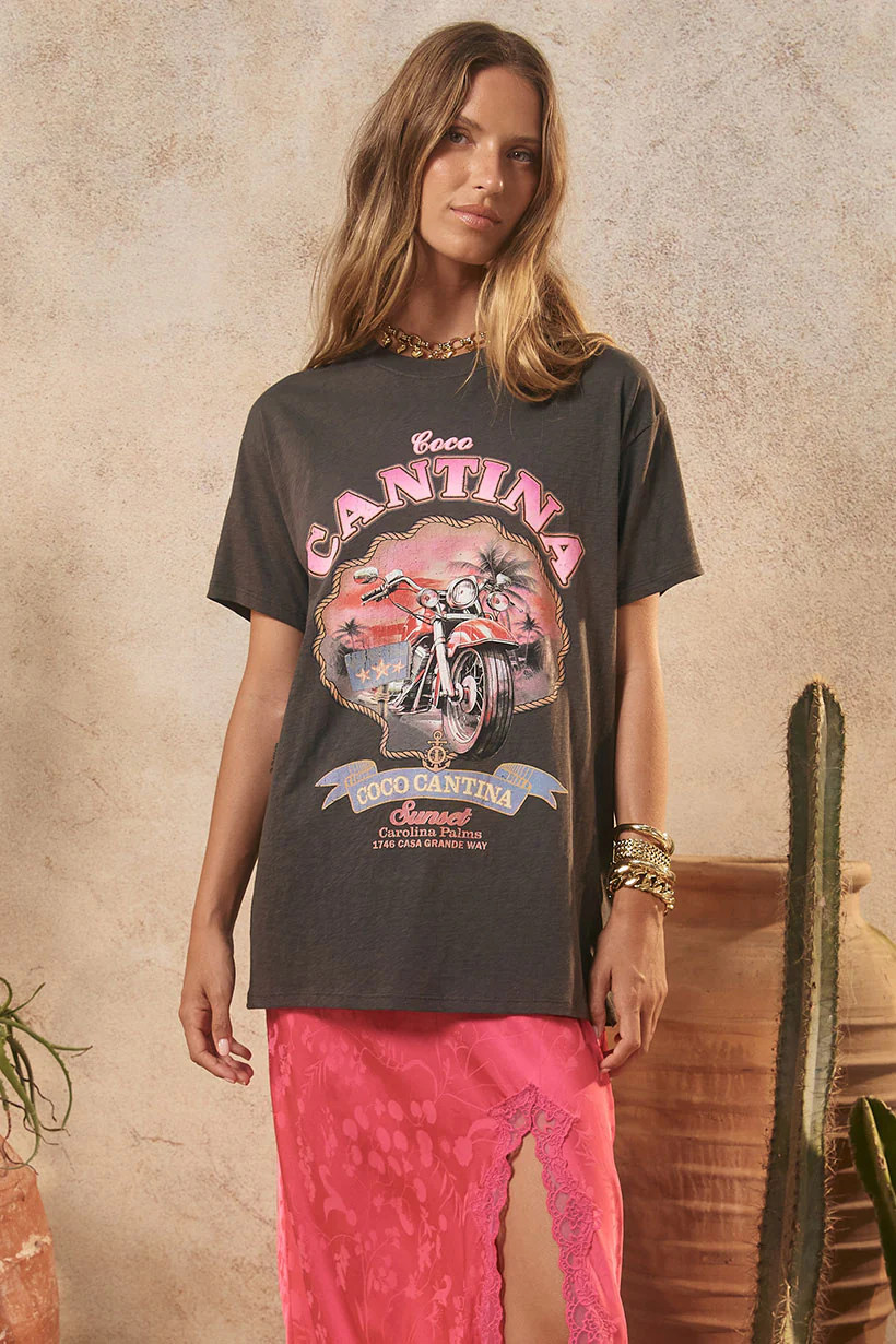Coco Cantina Biker Tee - Image 3