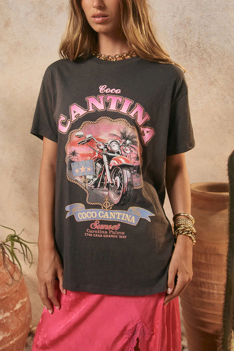 Coco Cantina Biker Tee - Image 4