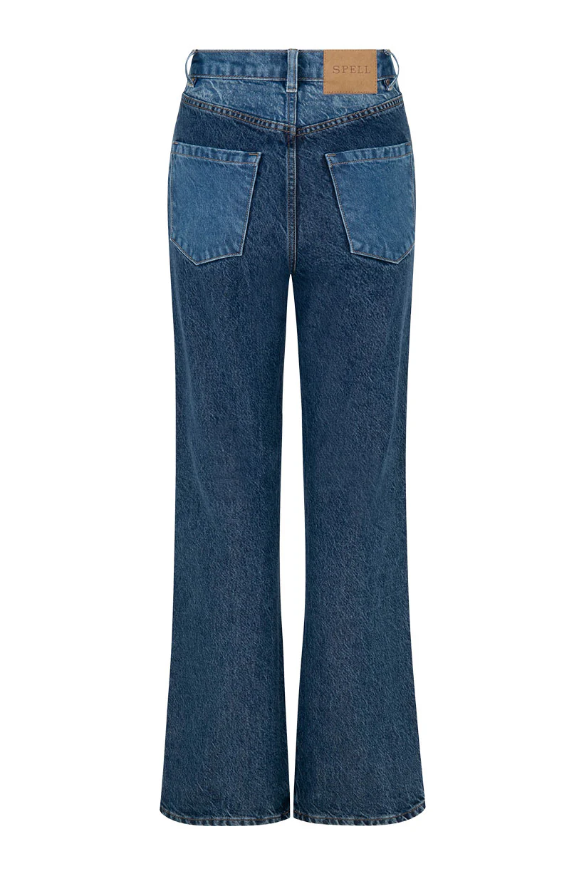 Daisy Patchwork Denim Jean - Image 10