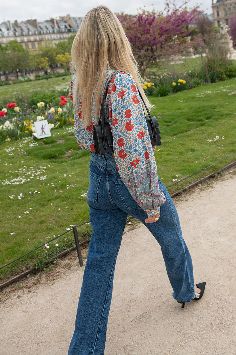 Daisy Patchwork Denim Jean - Image 5