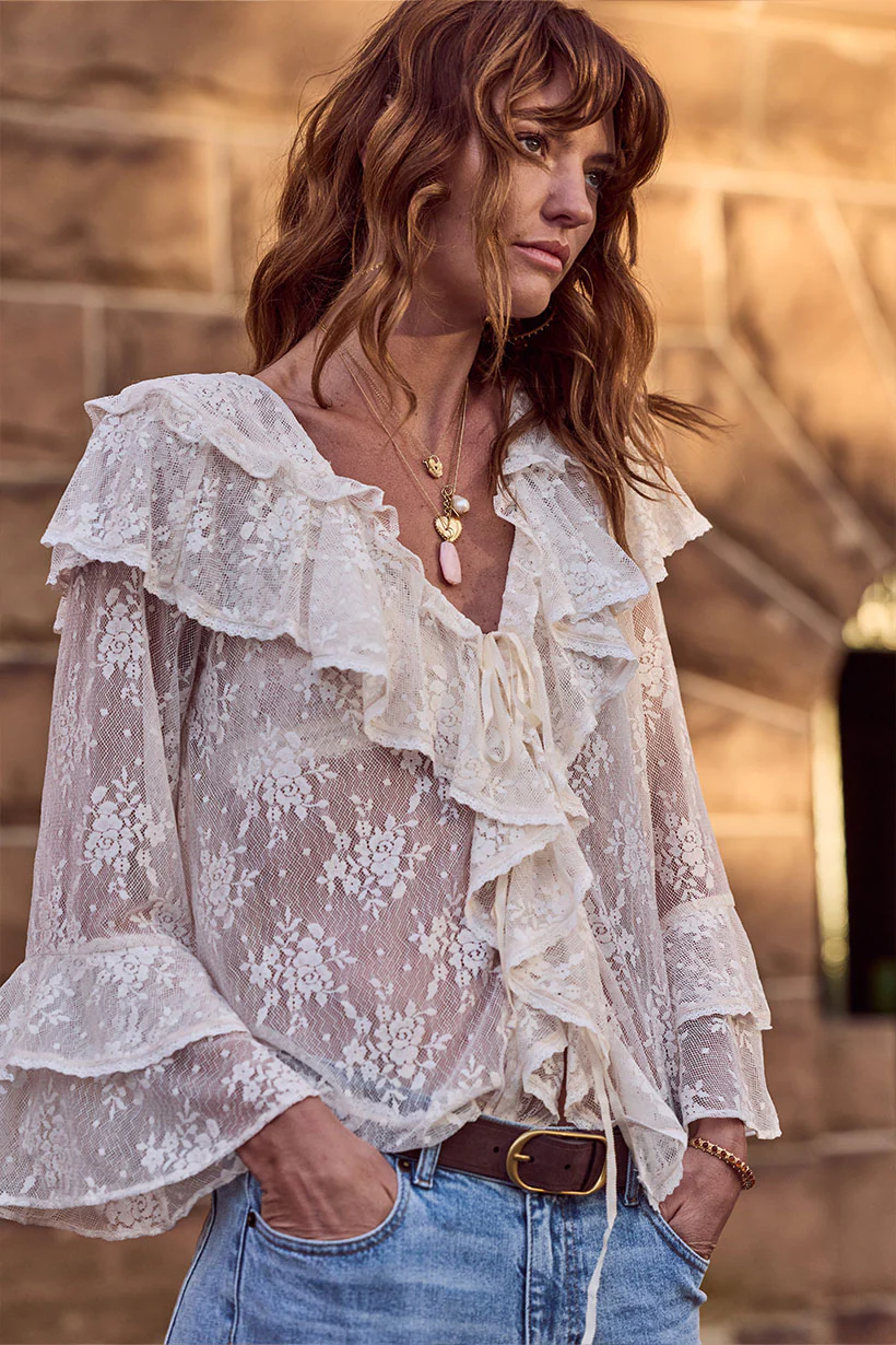Labyrinth Lace Blouse - Image 8