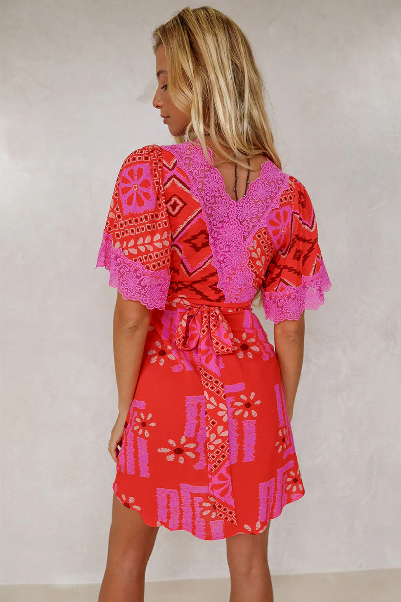 Libertine Lace Mini Dress - Image 5