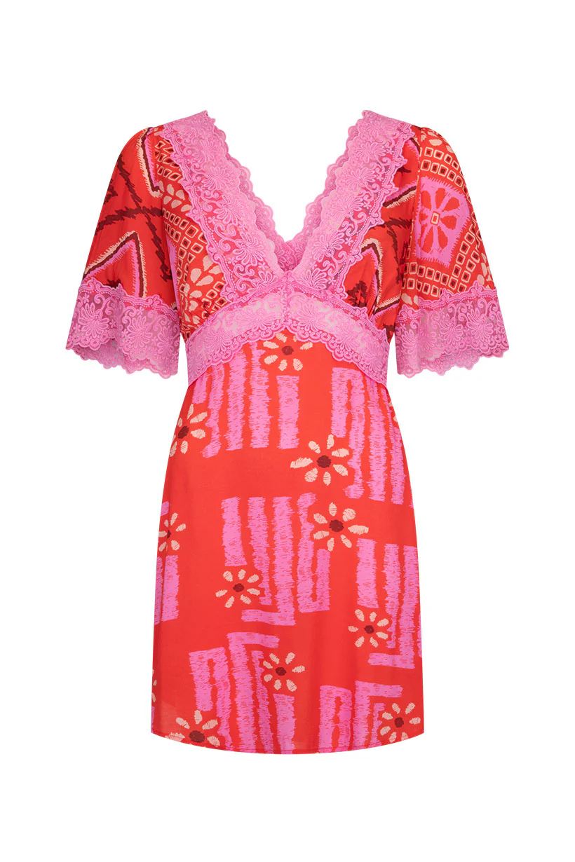 Libertine Lace Mini Dress - Image 7