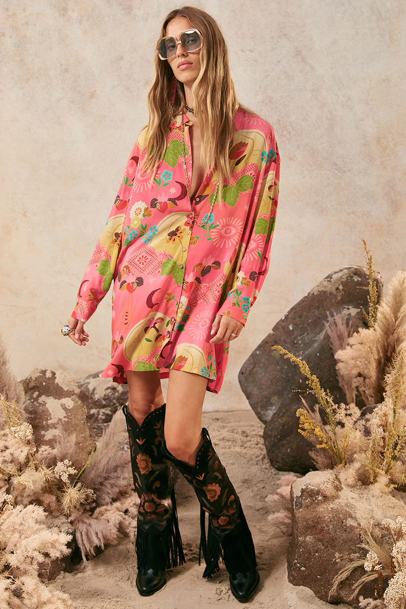 Libertine Shirt Dress - Image 4