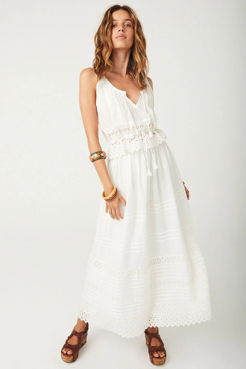 Love in the Afternoon Lace Maxi Skirt - Image 5