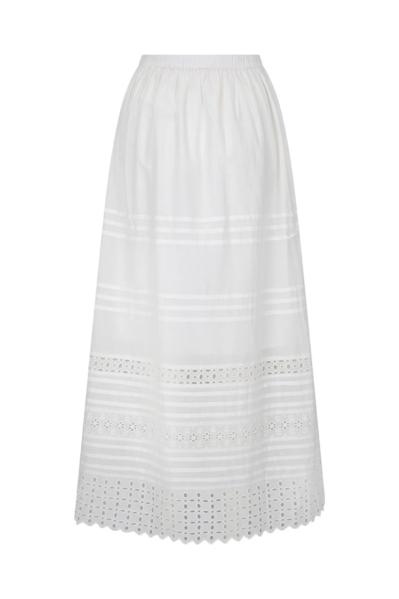 Love in the Afternoon Lace Maxi Skirt - Image 9